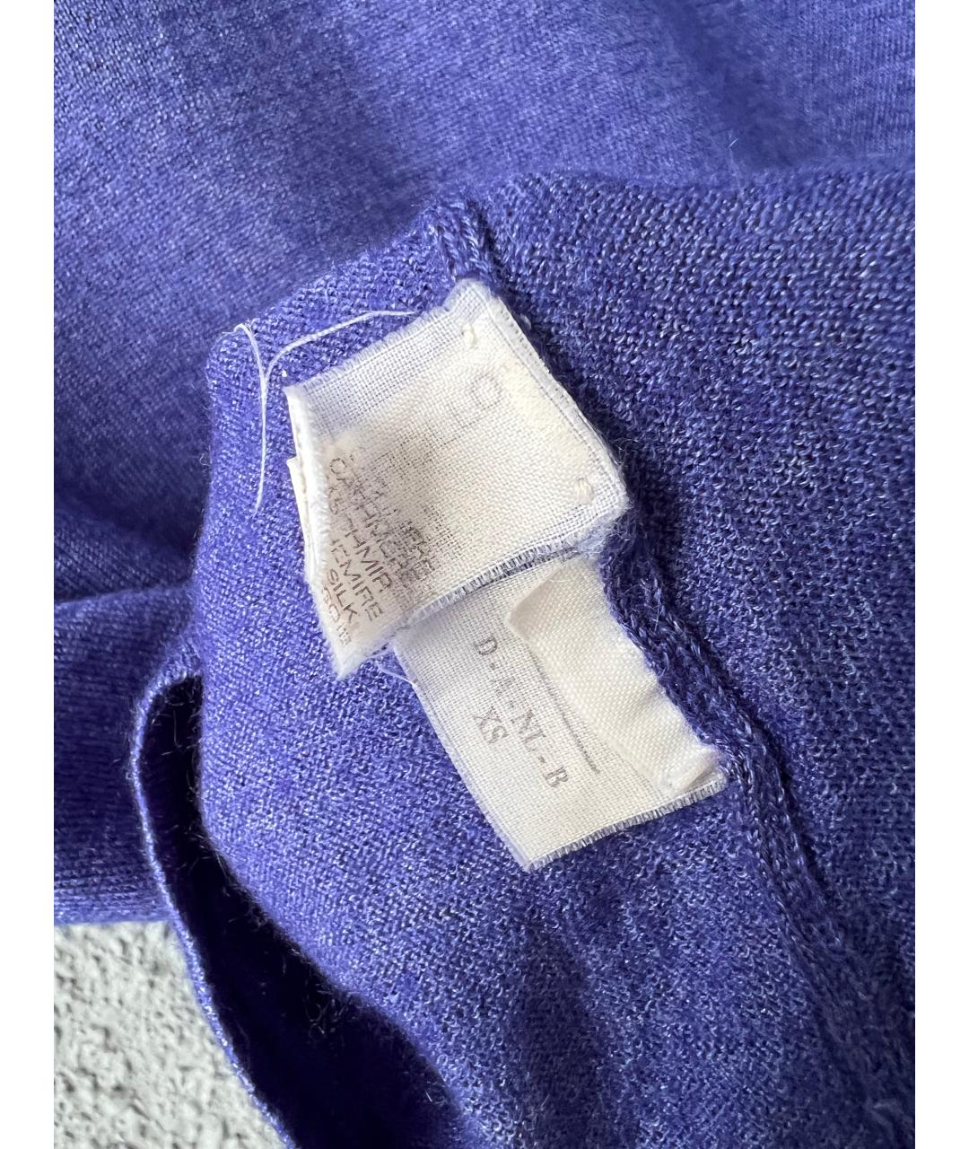 BRUNELLO CUCINELLI Синяя кашемировая водолазка, фото 2