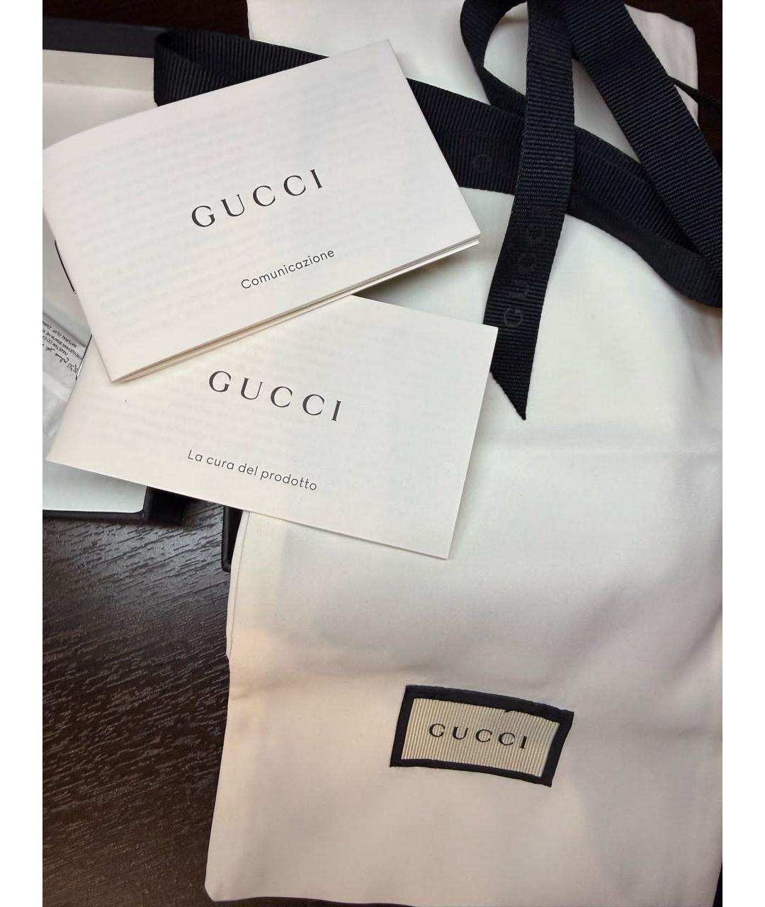 GUCCI Темно-синий кожаный кардхолдер, фото 8