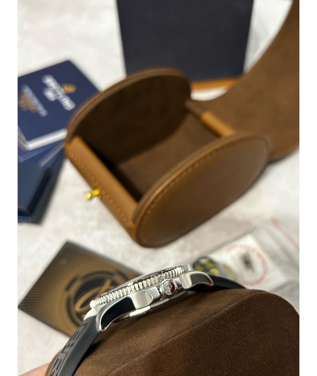 BREITLING SUPEROCEAN Черные стальные часы, фото 6