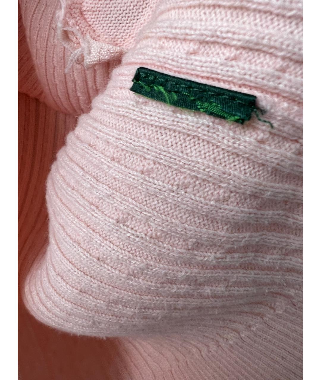 RALPH LAUREN Розовый хлопковый кардиган, фото 5