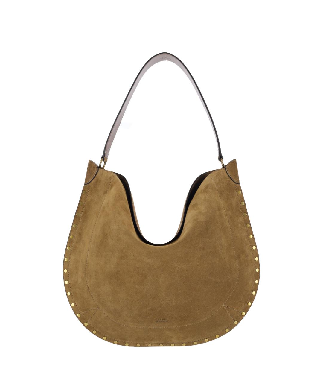 ISABEL MARANT Бежевая замшевая сумка через плечо, фото 1