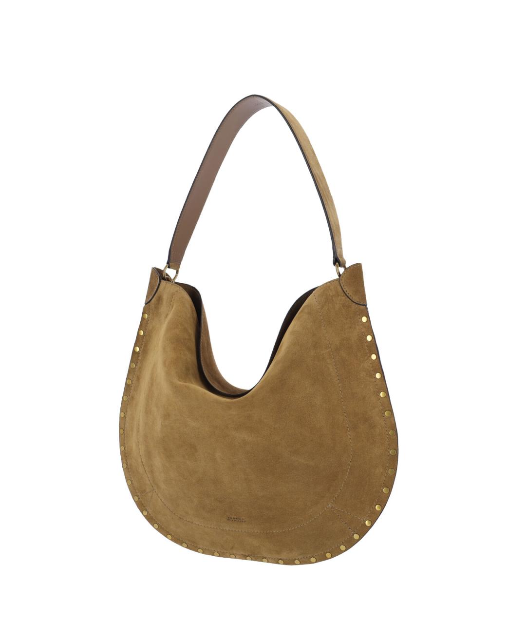 ISABEL MARANT Бежевая замшевая сумка через плечо, фото 2