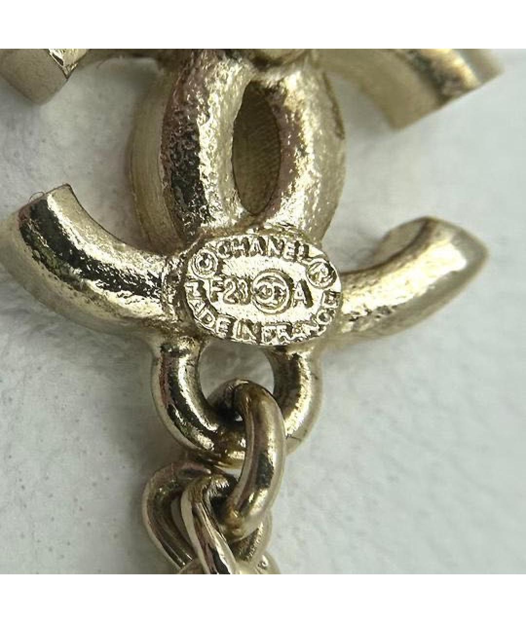 CHANEL Золотые серьги, фото 3