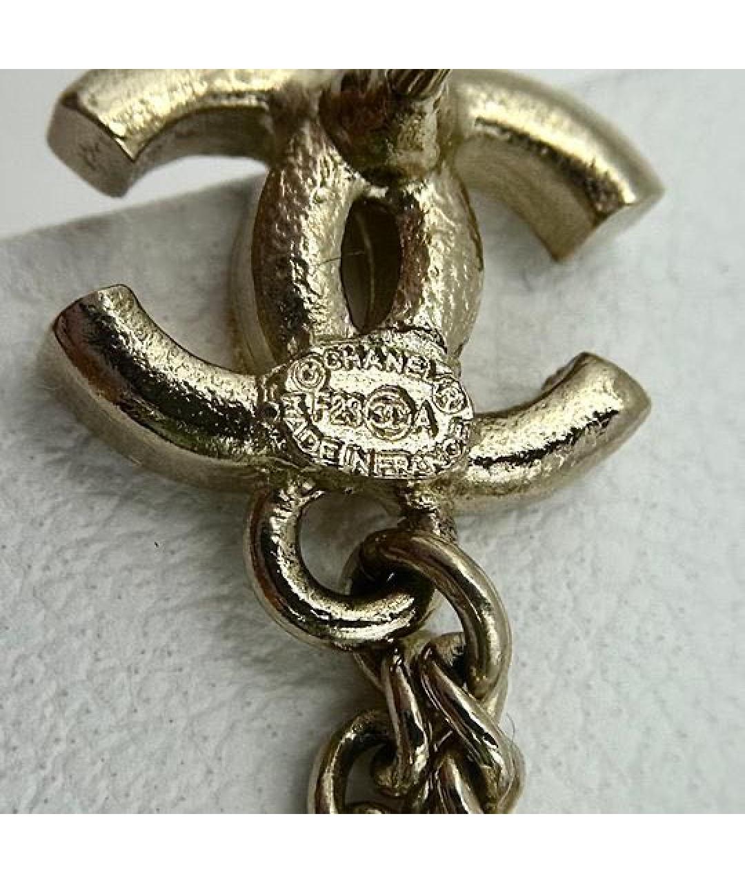 CHANEL Золотые серьги, фото 6