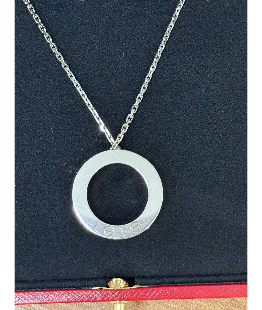 CARTIER Белое колье из белого золота, фото 7