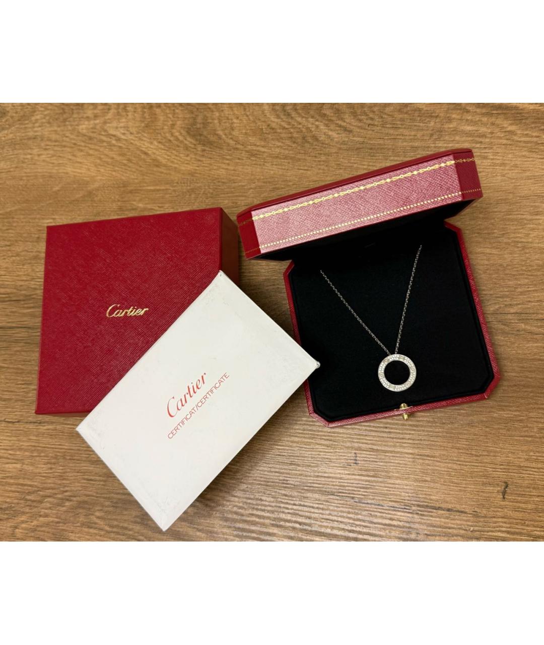 CARTIER Белое колье из белого золота, фото 2