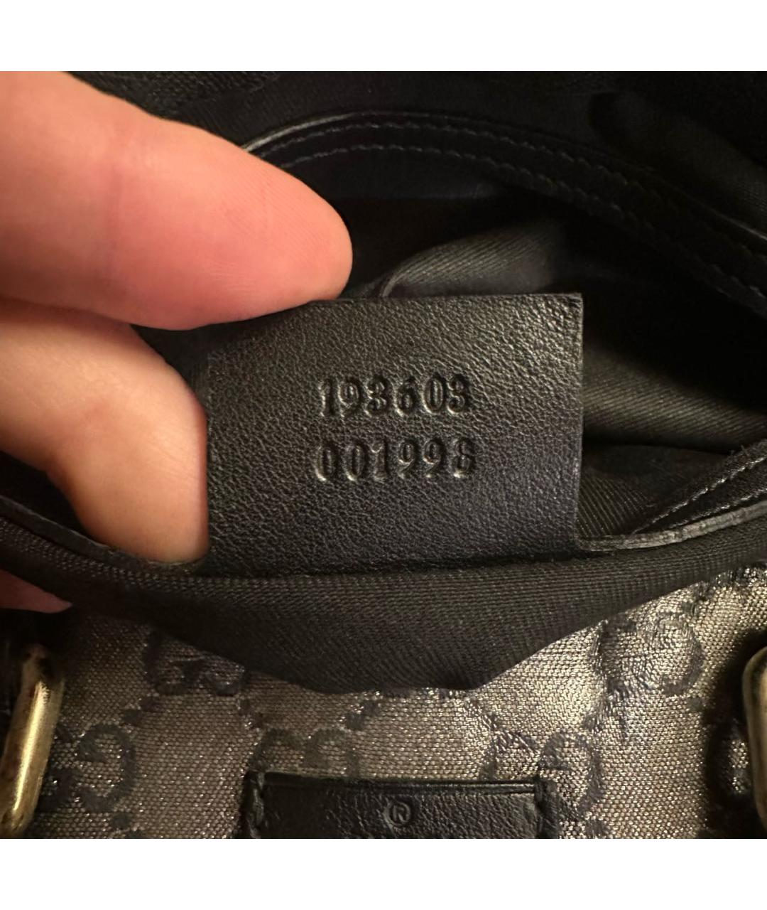 GUCCI Серая тканевая дорожная/спортивная сумка, фото 6