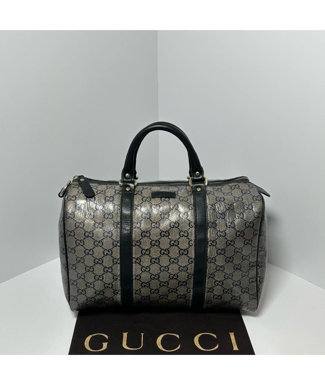 GUCCI Серая тканевая дорожная/спортивная сумка, фото 7