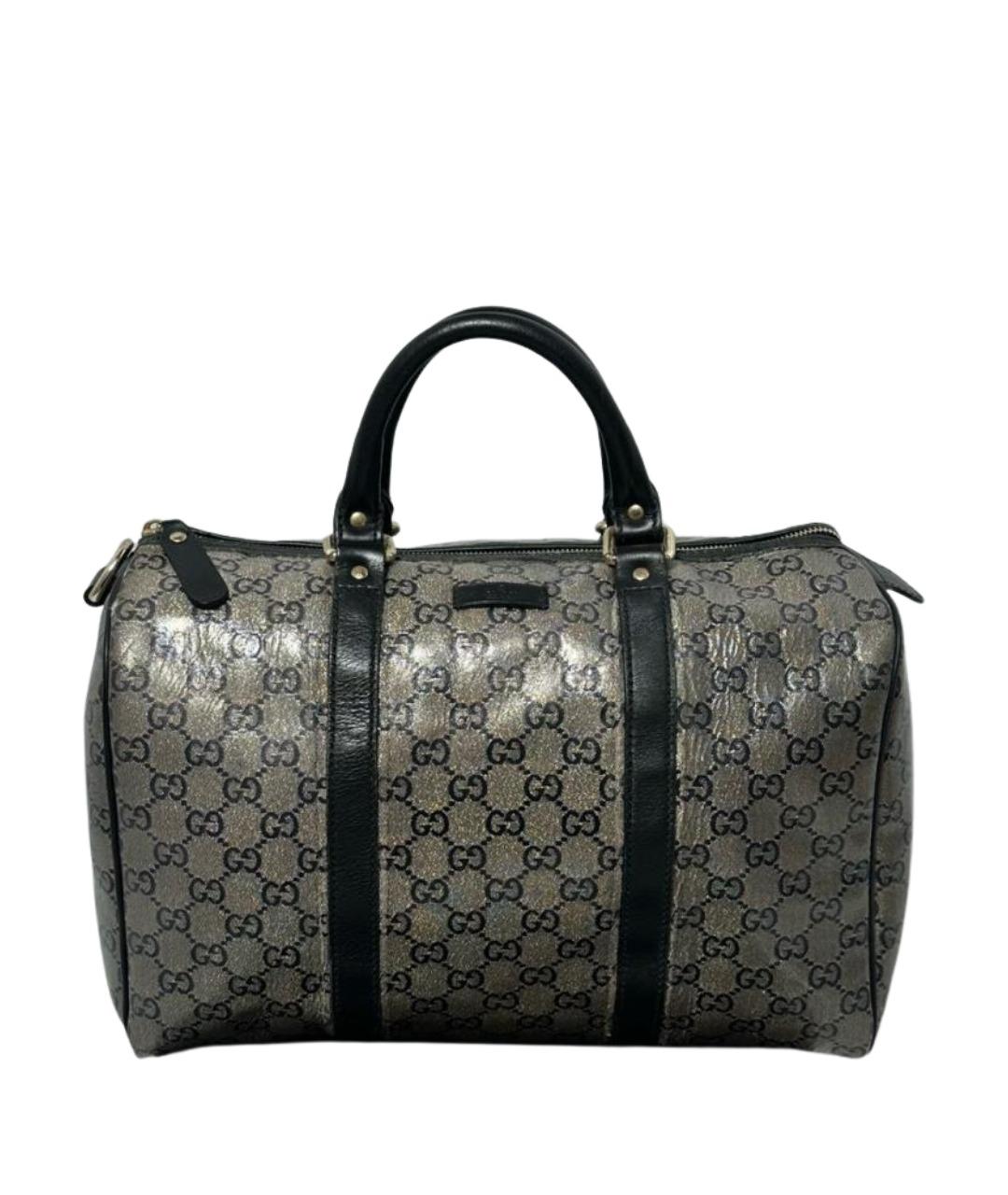 GUCCI Серая тканевая дорожная/спортивная сумка, фото 1