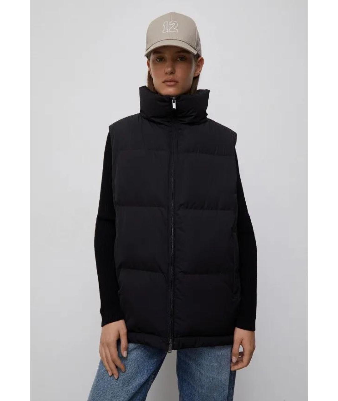 12 STOREEZ Черный полиэстеровый жилет, фото 2