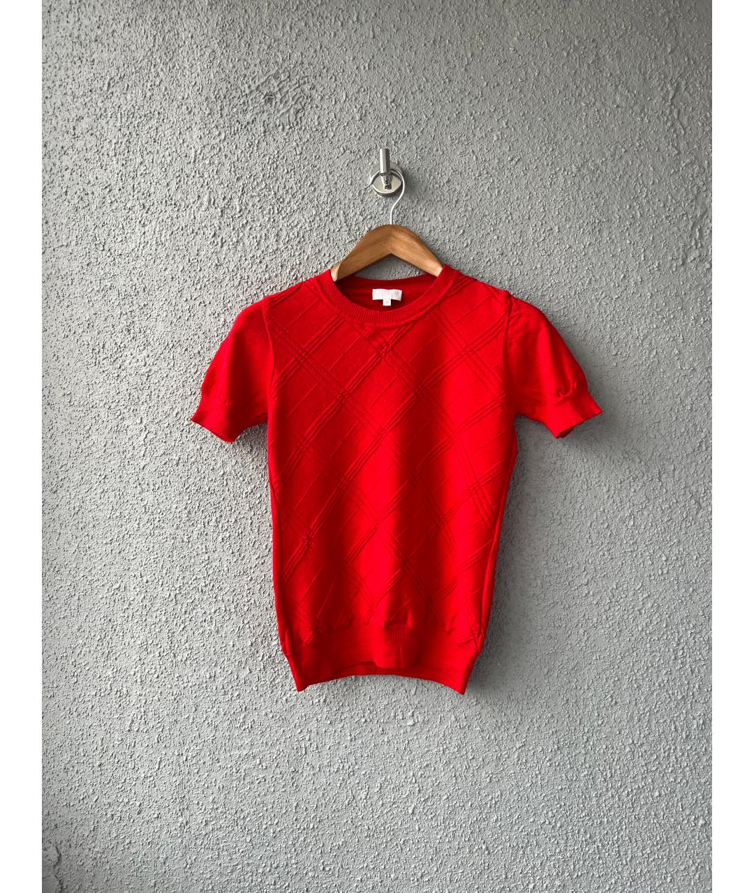 ESCADA Красный шерстяной джемпер / свитер, фото 5