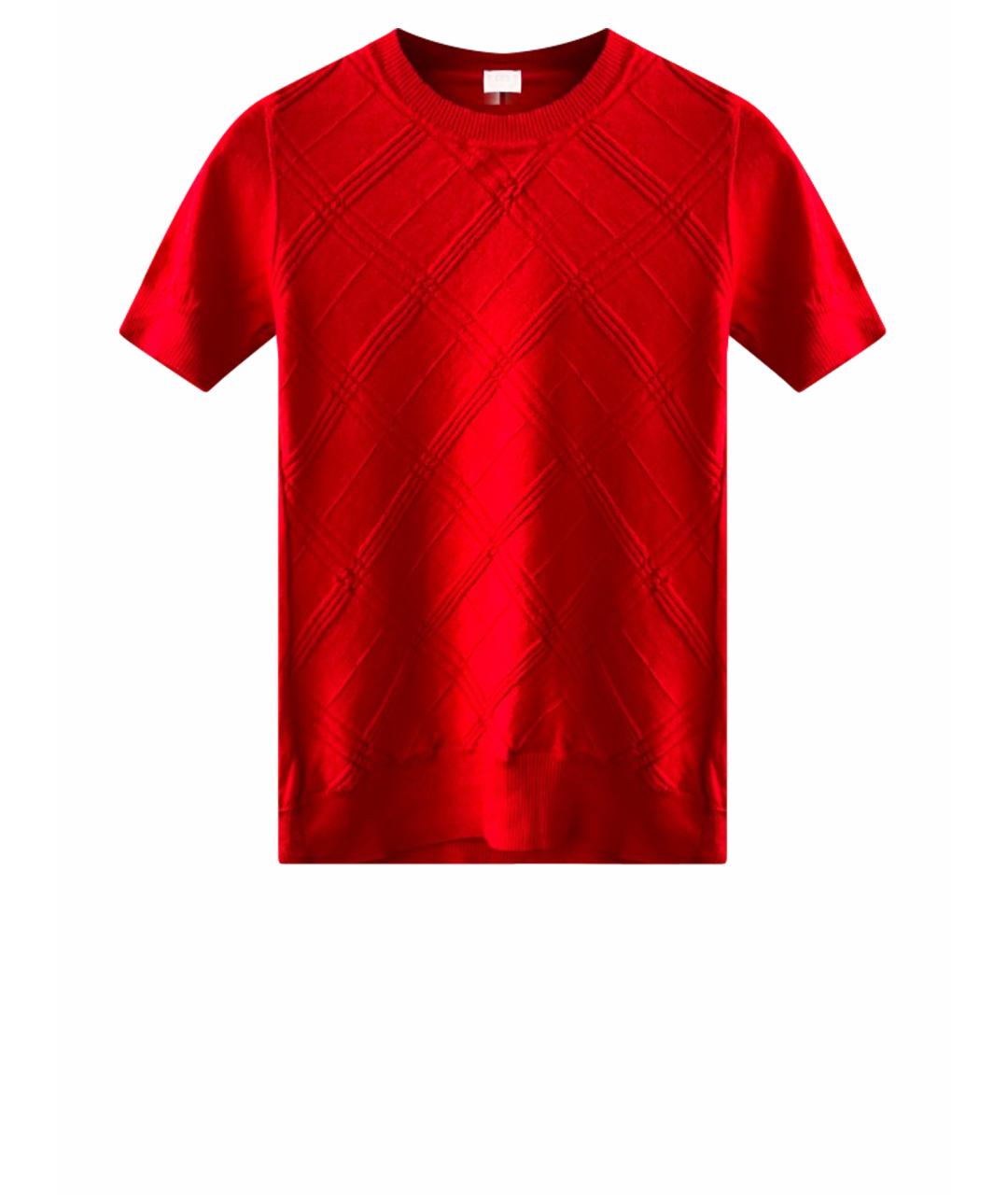 ESCADA Красный шерстяной джемпер / свитер, фото 1