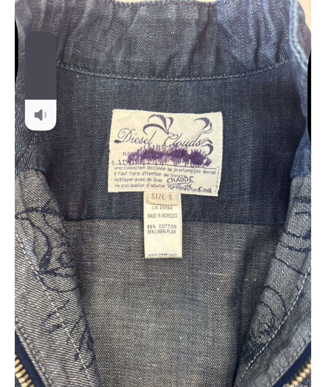 DIESEL Синий деним сарафан, фото 4