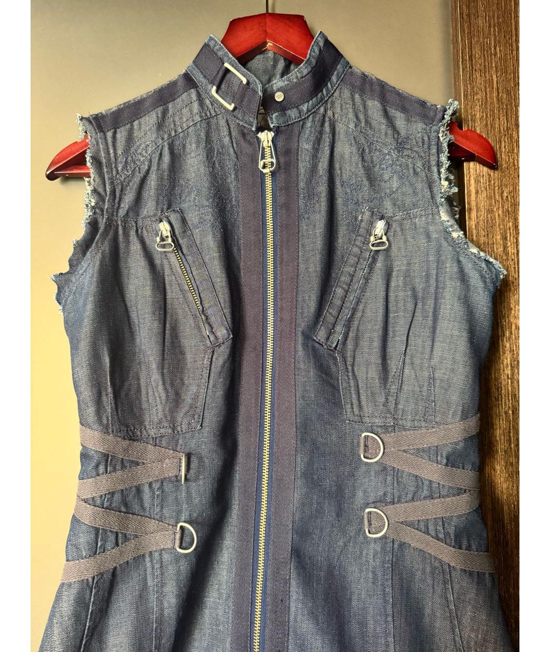 DIESEL Синий деним сарафан, фото 2