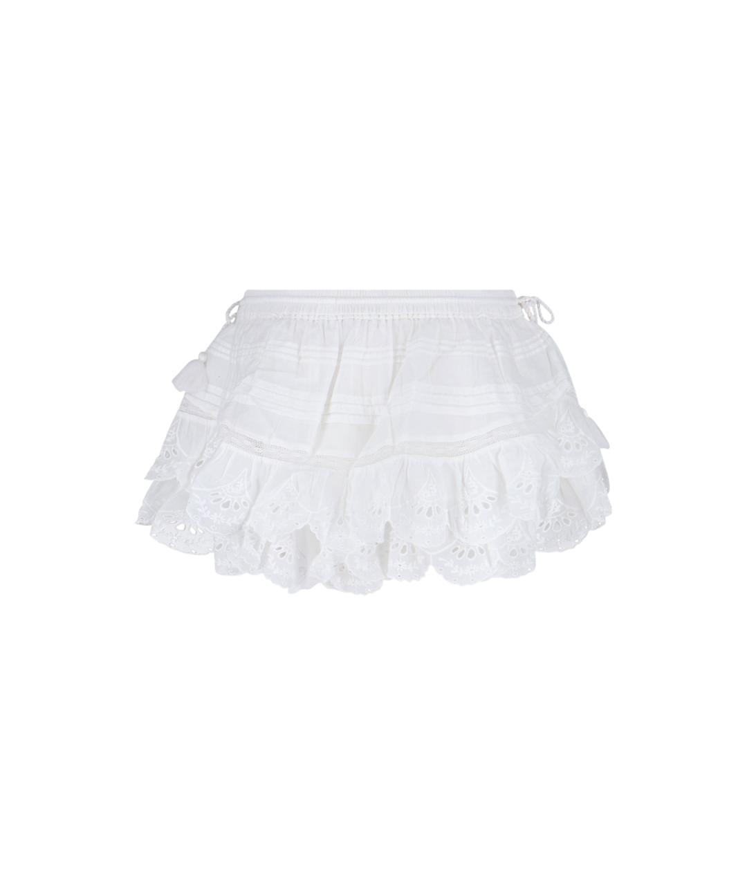 ISABEL MARANT ETOILE Белые хлопковые шорты, фото 2