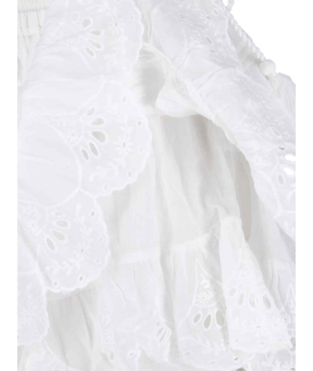 ISABEL MARANT ETOILE Белые хлопковые шорты, фото 5