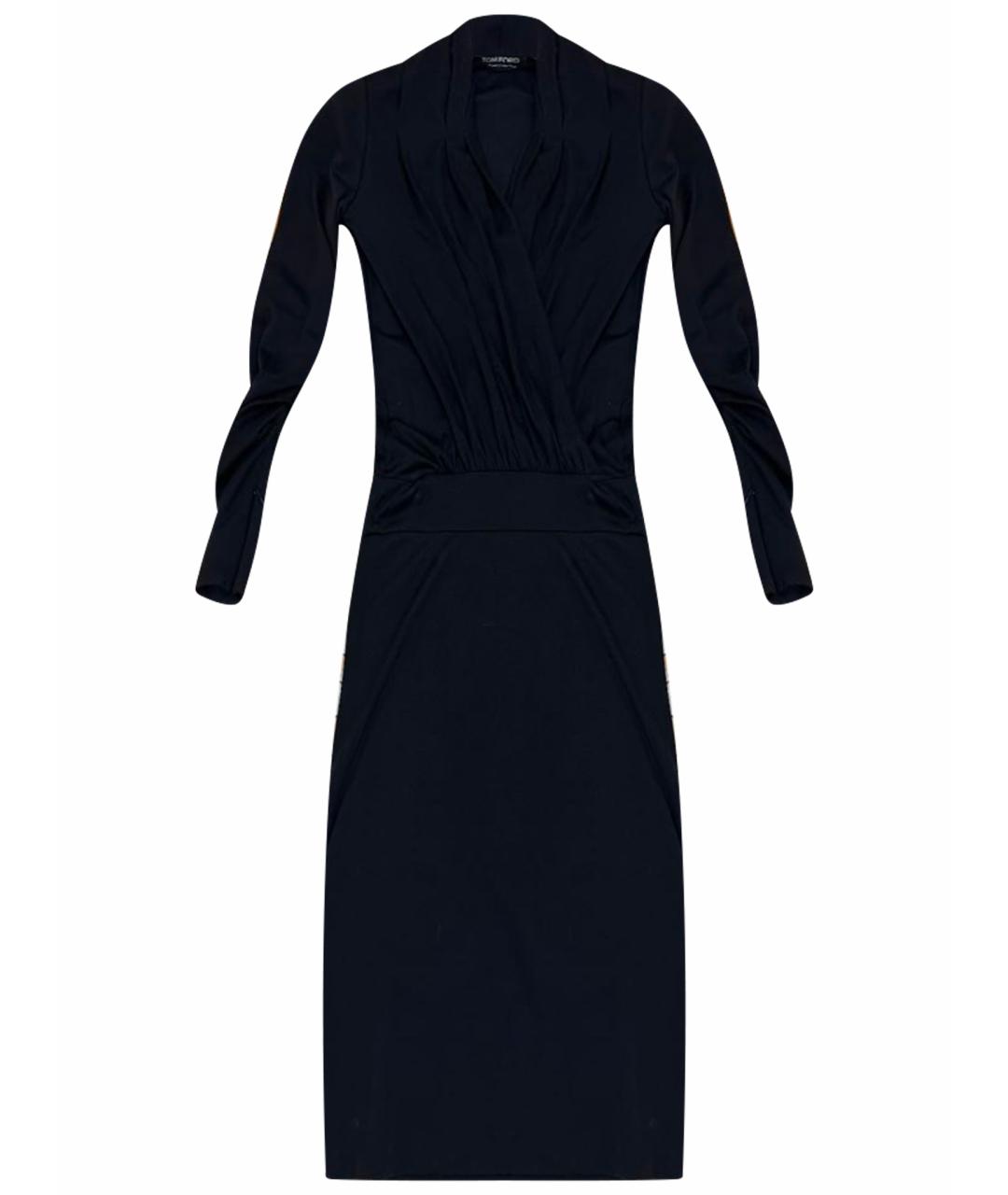 TOM FORD Черное шерстяное платье, фото 1