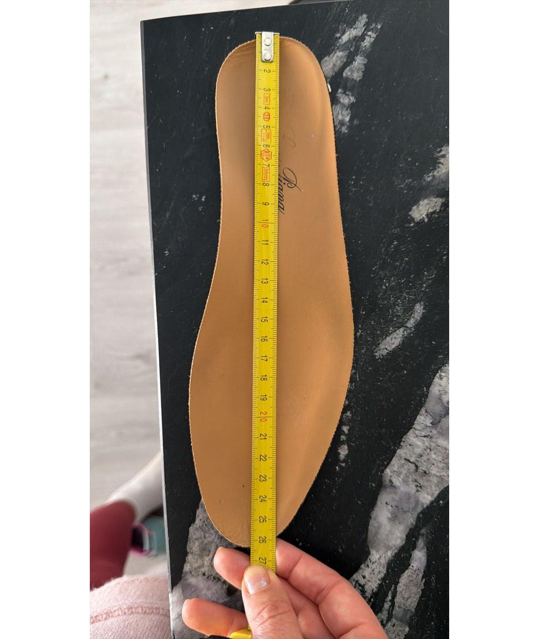 LORO PIANA Коричневые замшевые лоферы, фото 4