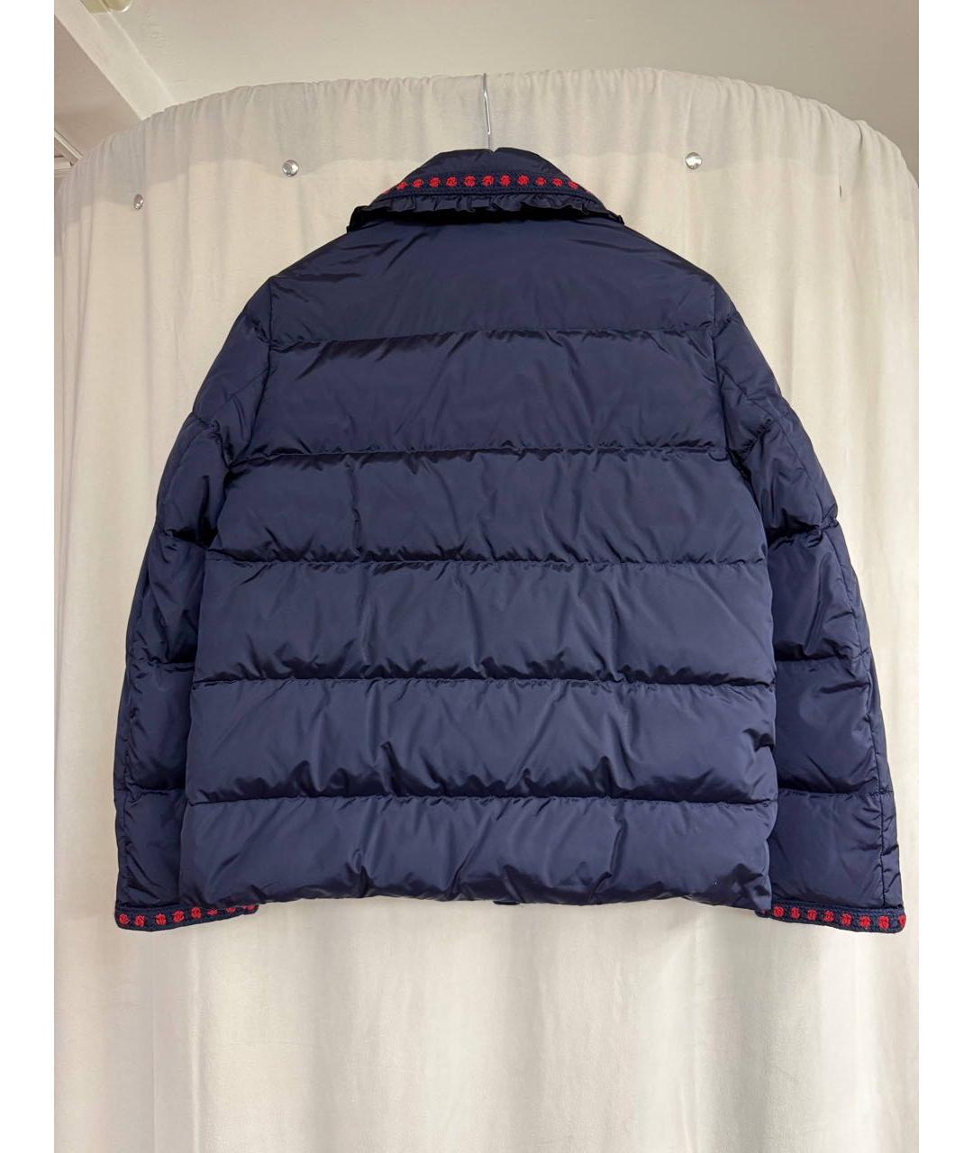GUCCI Синий полиэстеровый пуховик, фото 3