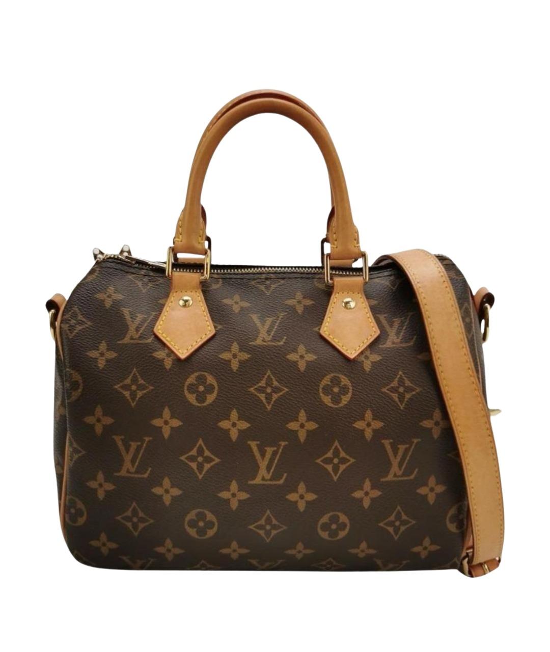 LOUIS VUITTON Коричневая сумка с короткими ручками, фото 1