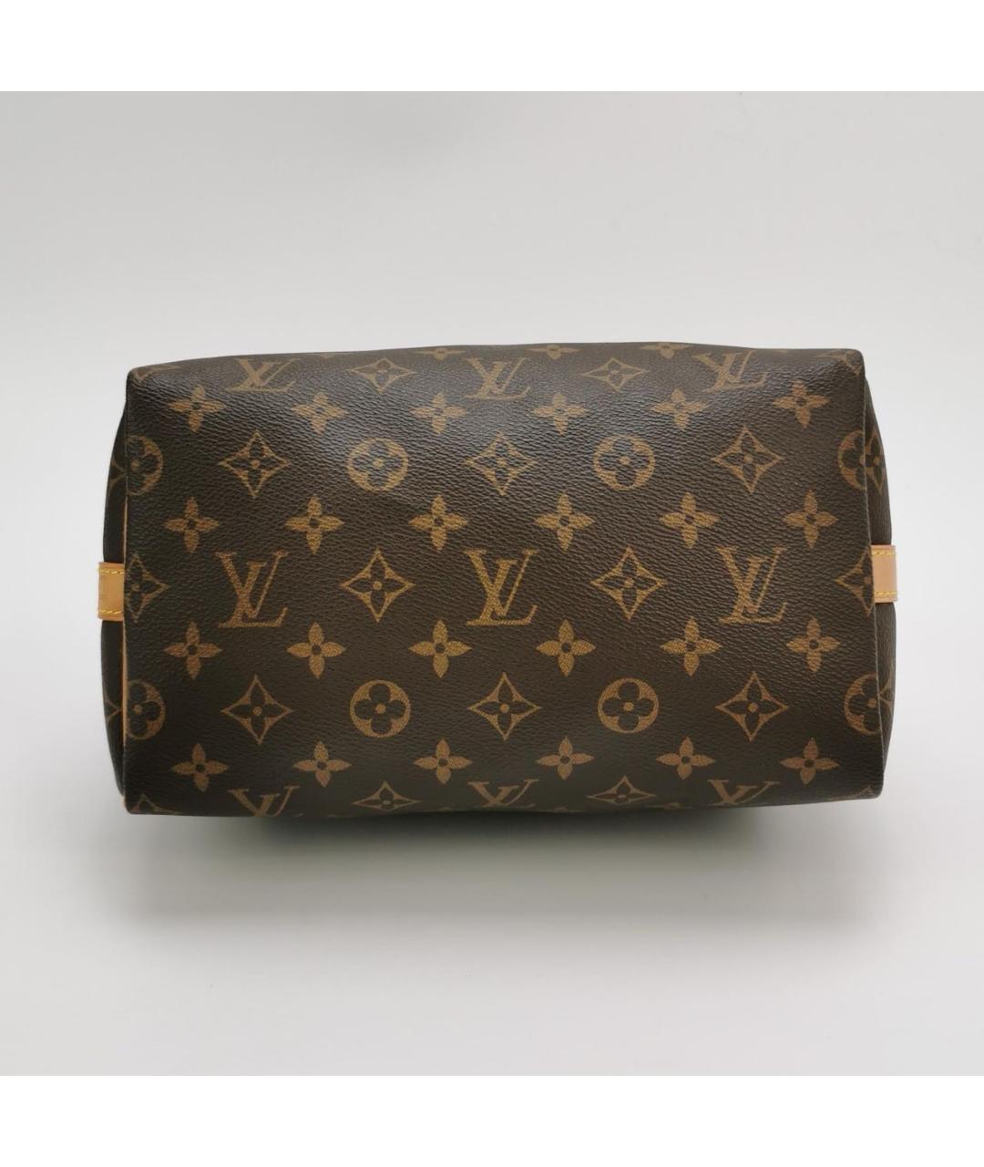 LOUIS VUITTON Коричневая сумка с короткими ручками, фото 4