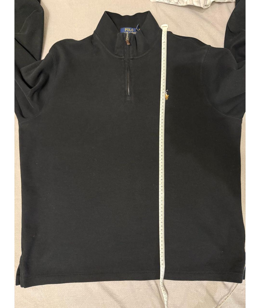 POLO RALPH LAUREN Черный хлопковый джемпер / свитер, фото 7