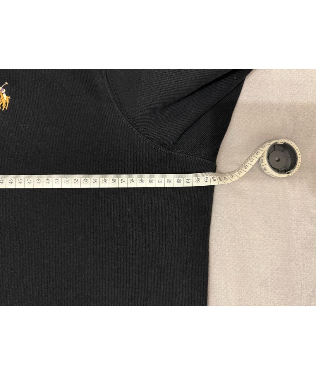 POLO RALPH LAUREN Черный хлопковый джемпер / свитер, фото 6