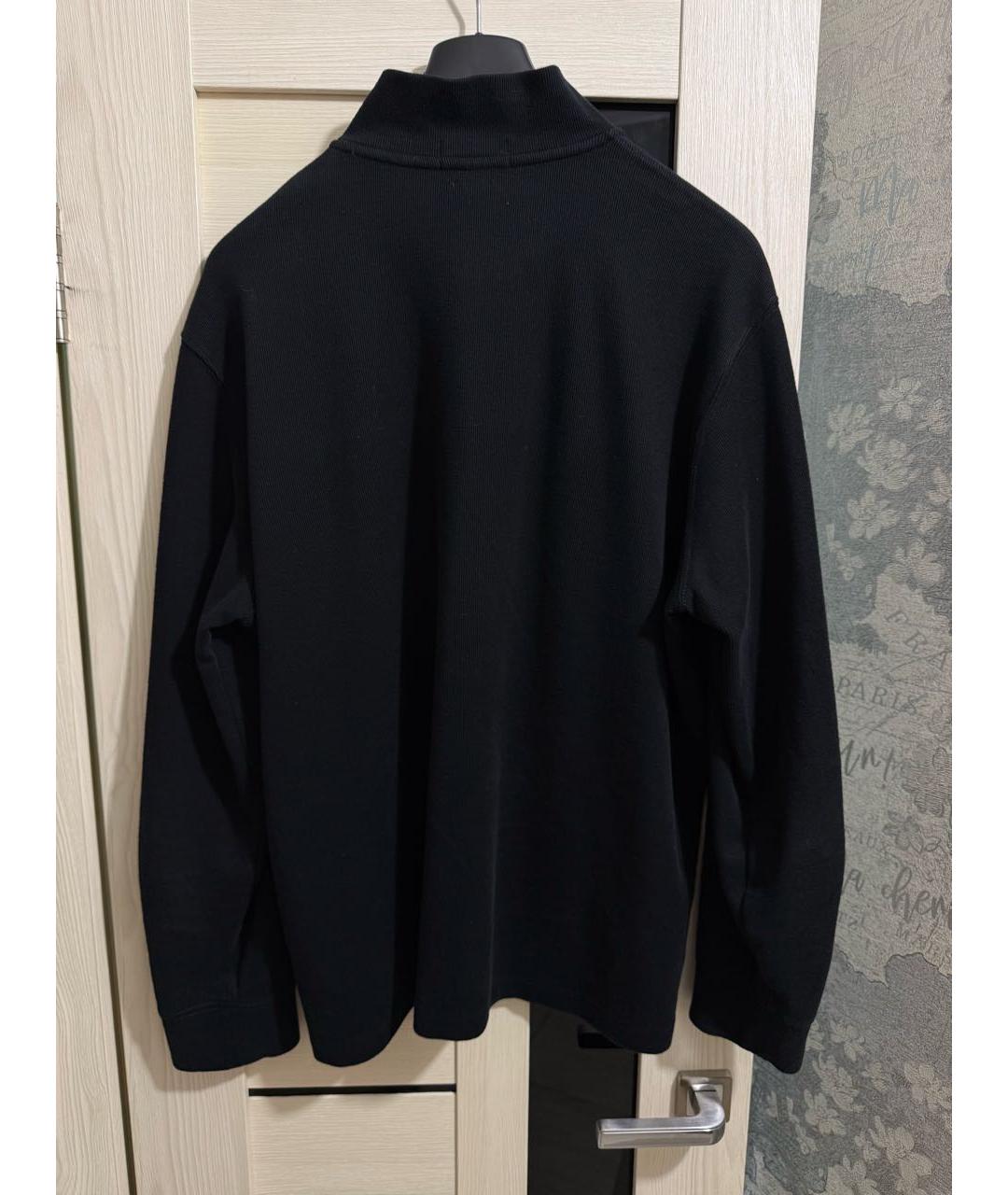 POLO RALPH LAUREN Черный хлопковый джемпер / свитер, фото 2