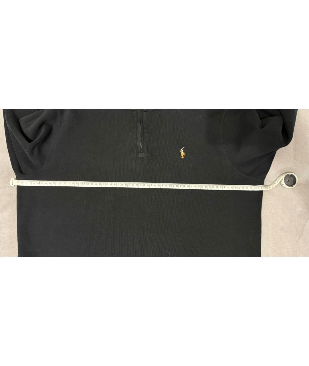 POLO RALPH LAUREN Черный хлопковый джемпер / свитер, фото 5