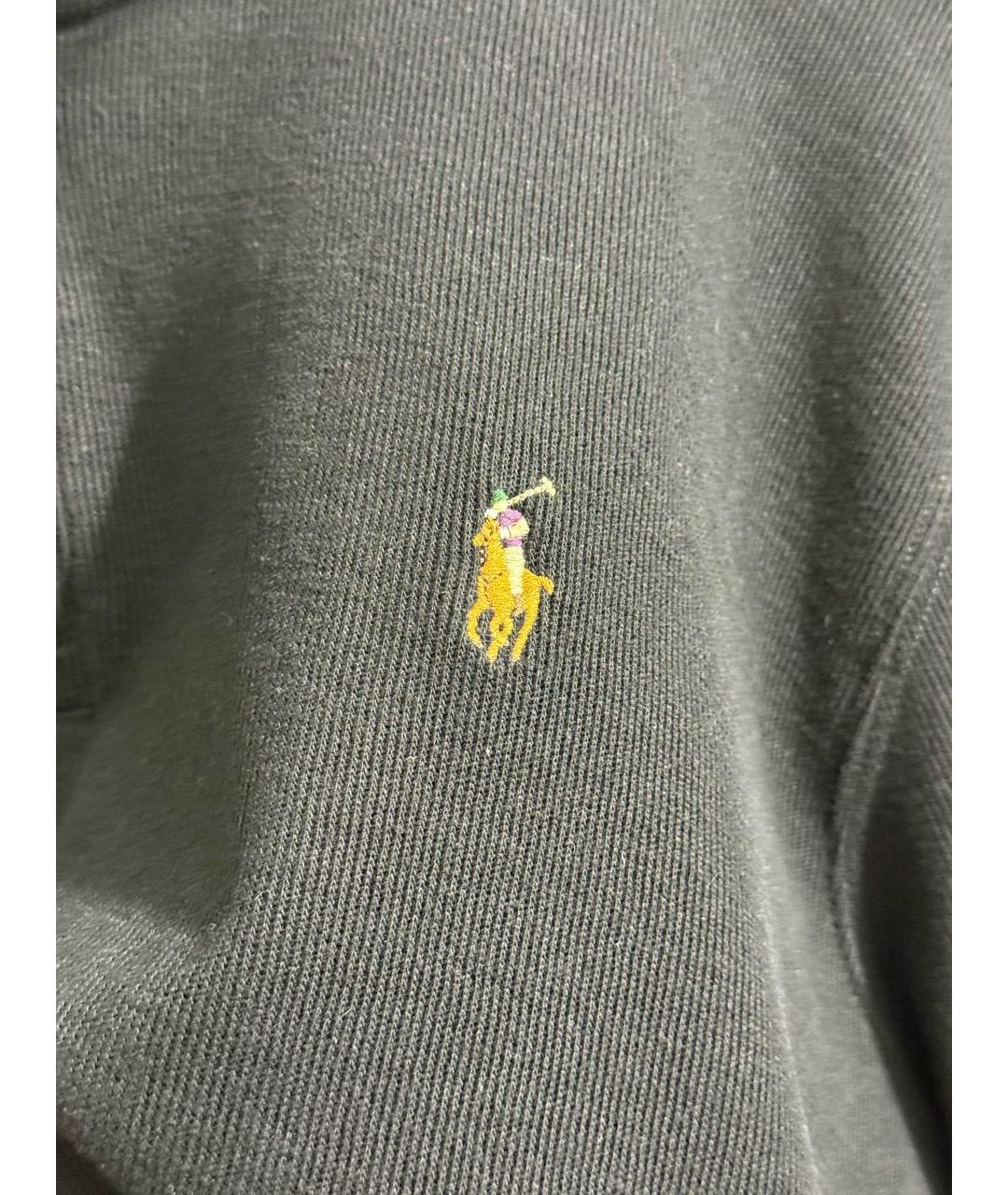 POLO RALPH LAUREN Черный хлопковый джемпер / свитер, фото 3