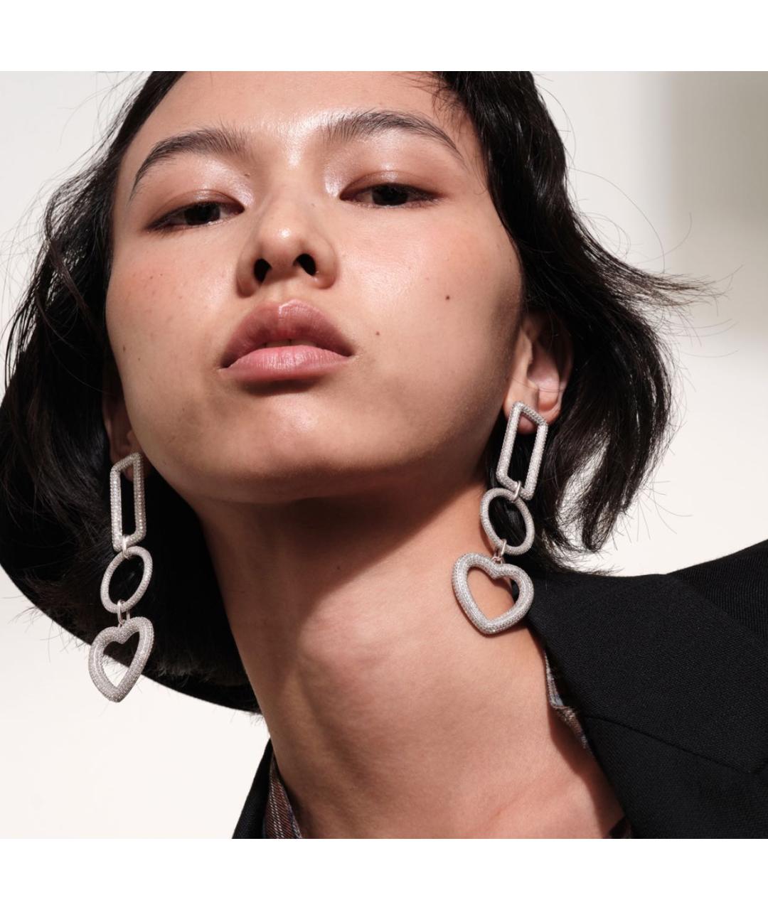 APM Monaco Серебряные серебряные серьги, фото 3