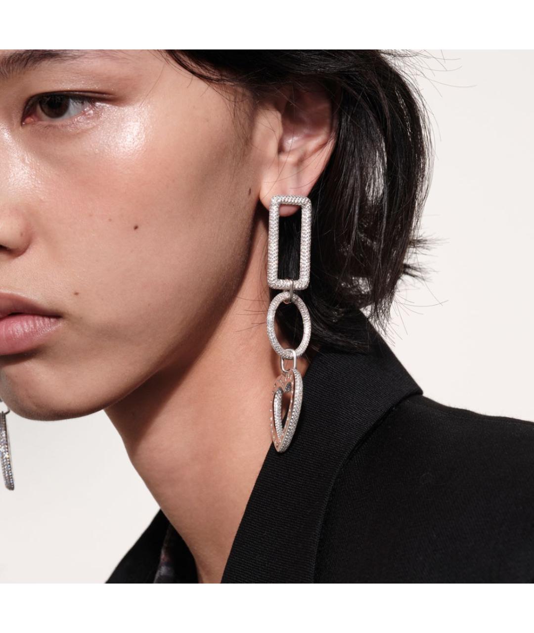 APM Monaco Серебряные серебряные серьги, фото 4