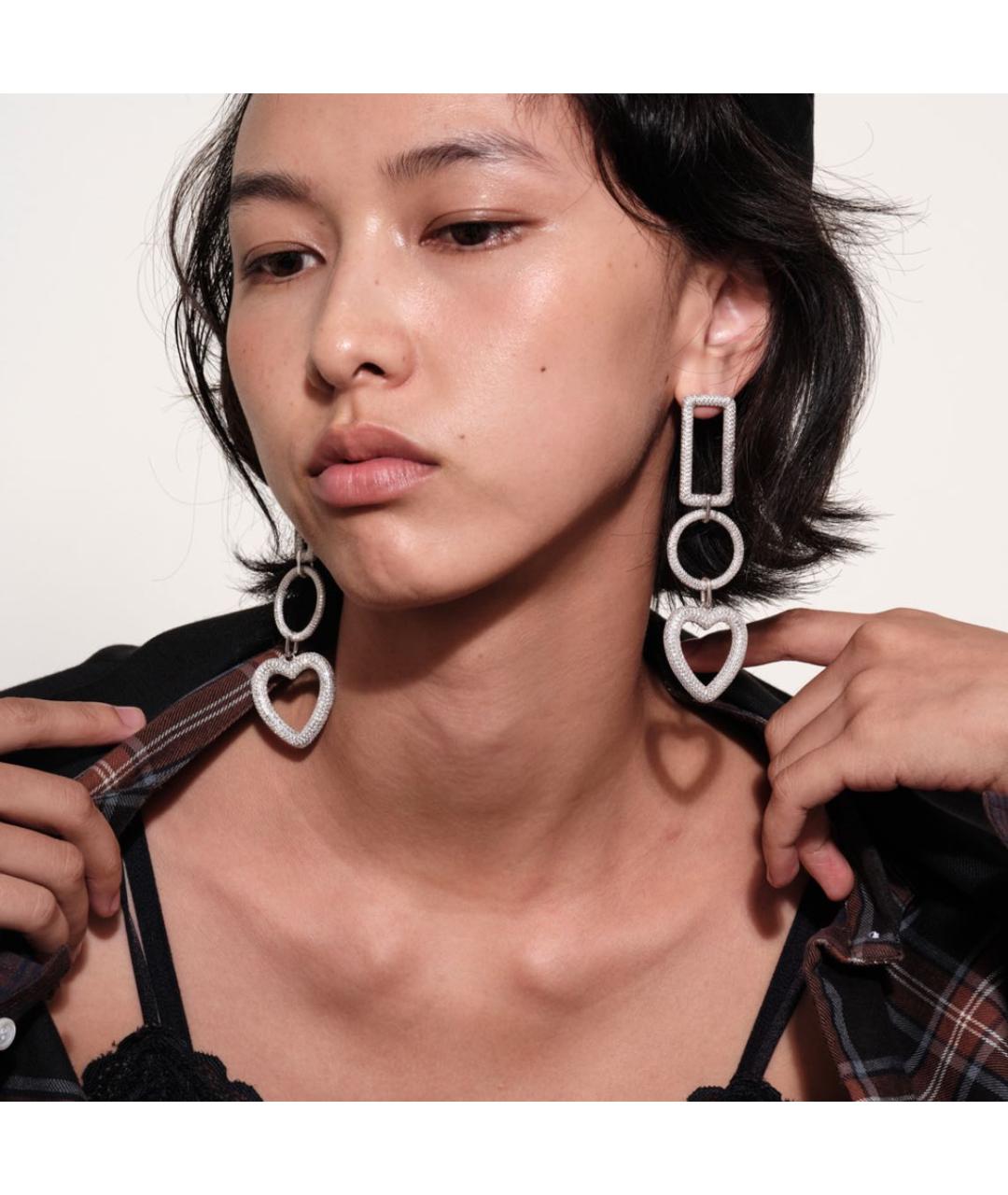 APM Monaco Серебряные серебряные серьги, фото 2