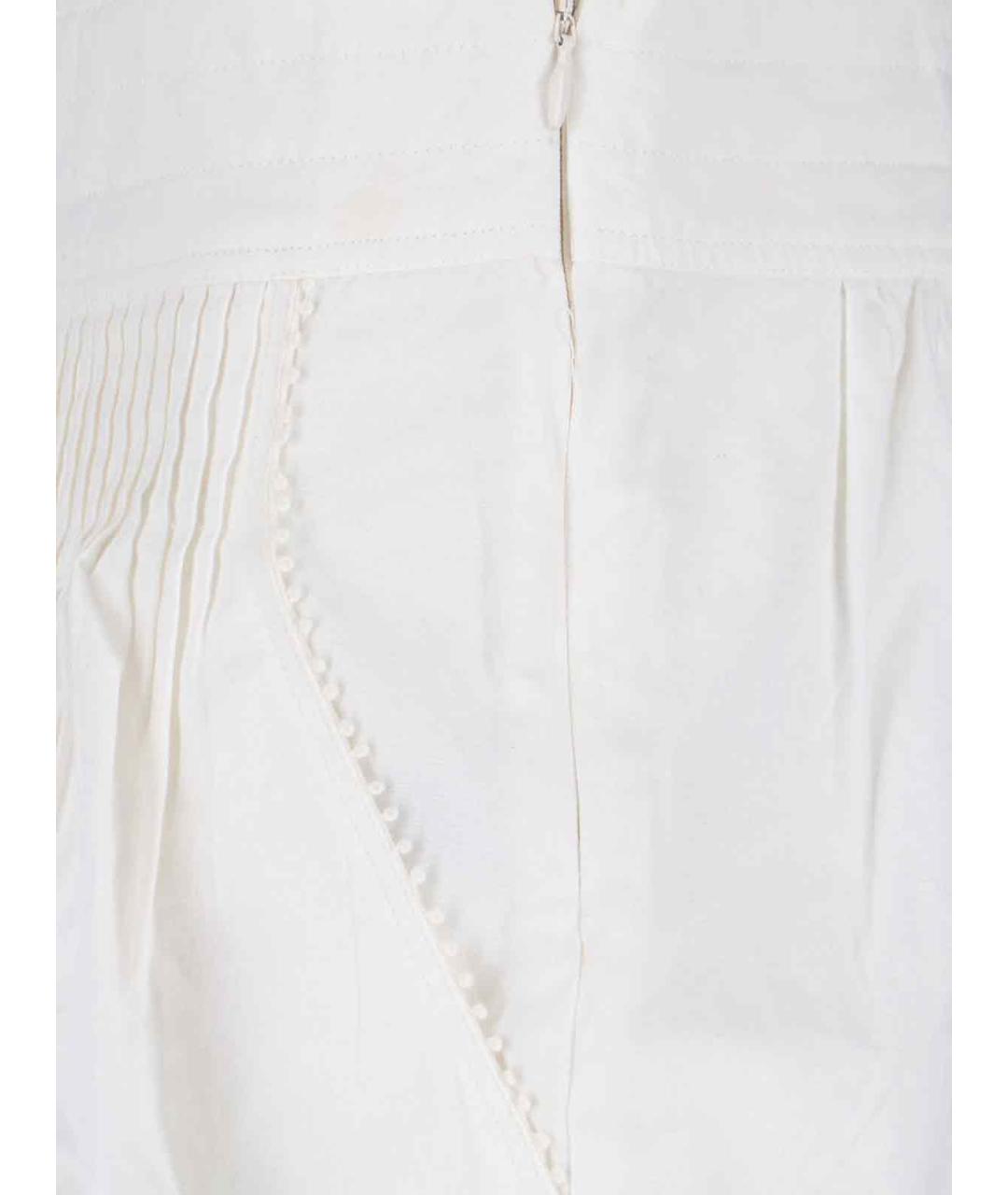 ISABEL MARANT Белые хлопковые шорты, фото 4