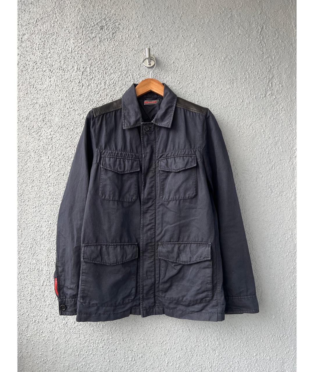 PRADA Темно-синяя парка, фото 7