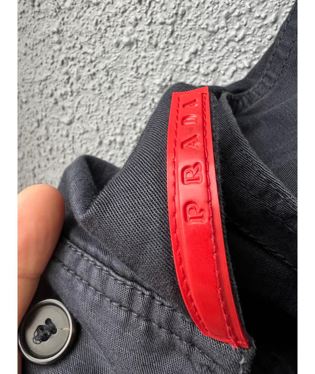 PRADA Темно-синяя парка, фото 4