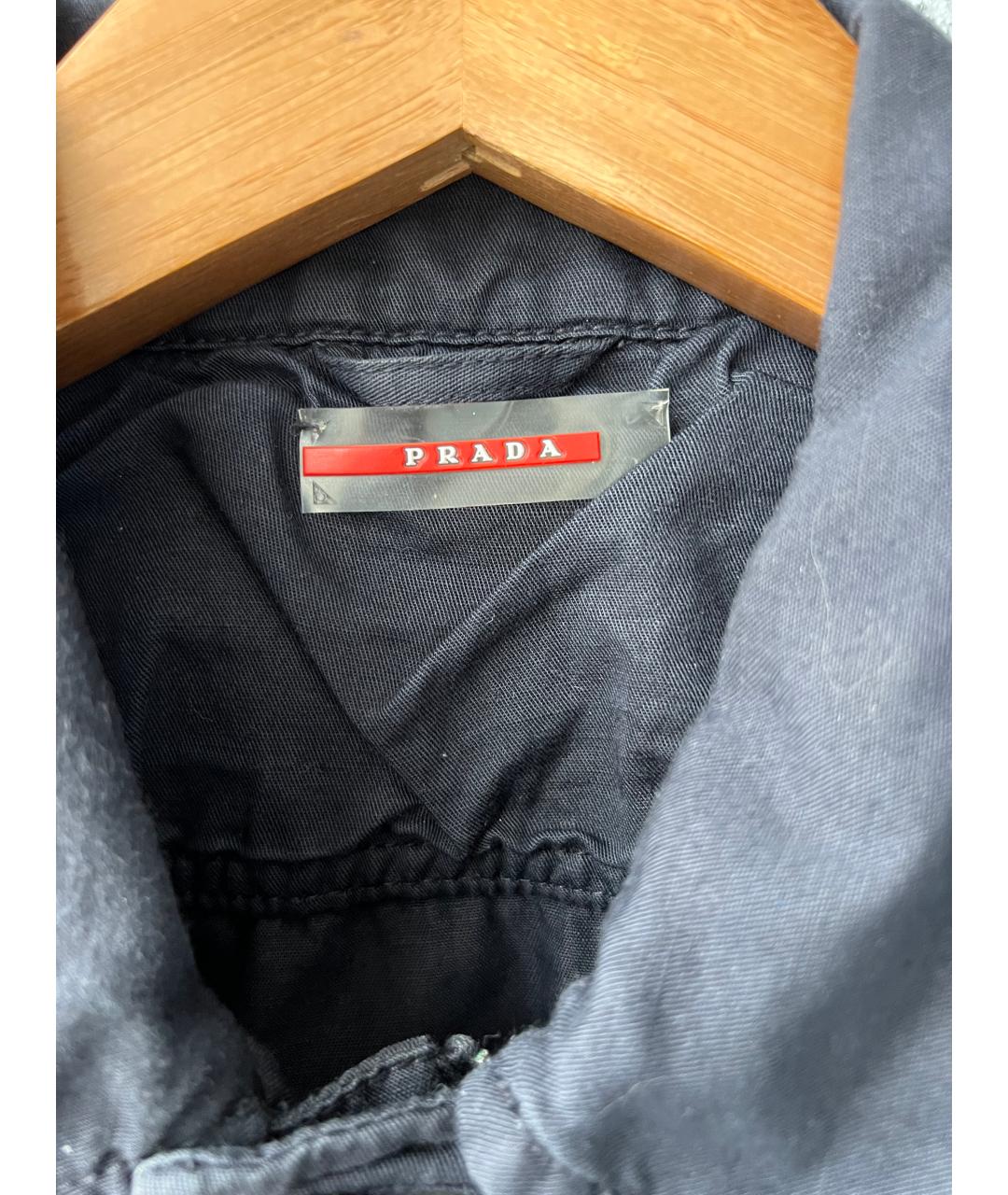 PRADA Темно-синяя парка, фото 2