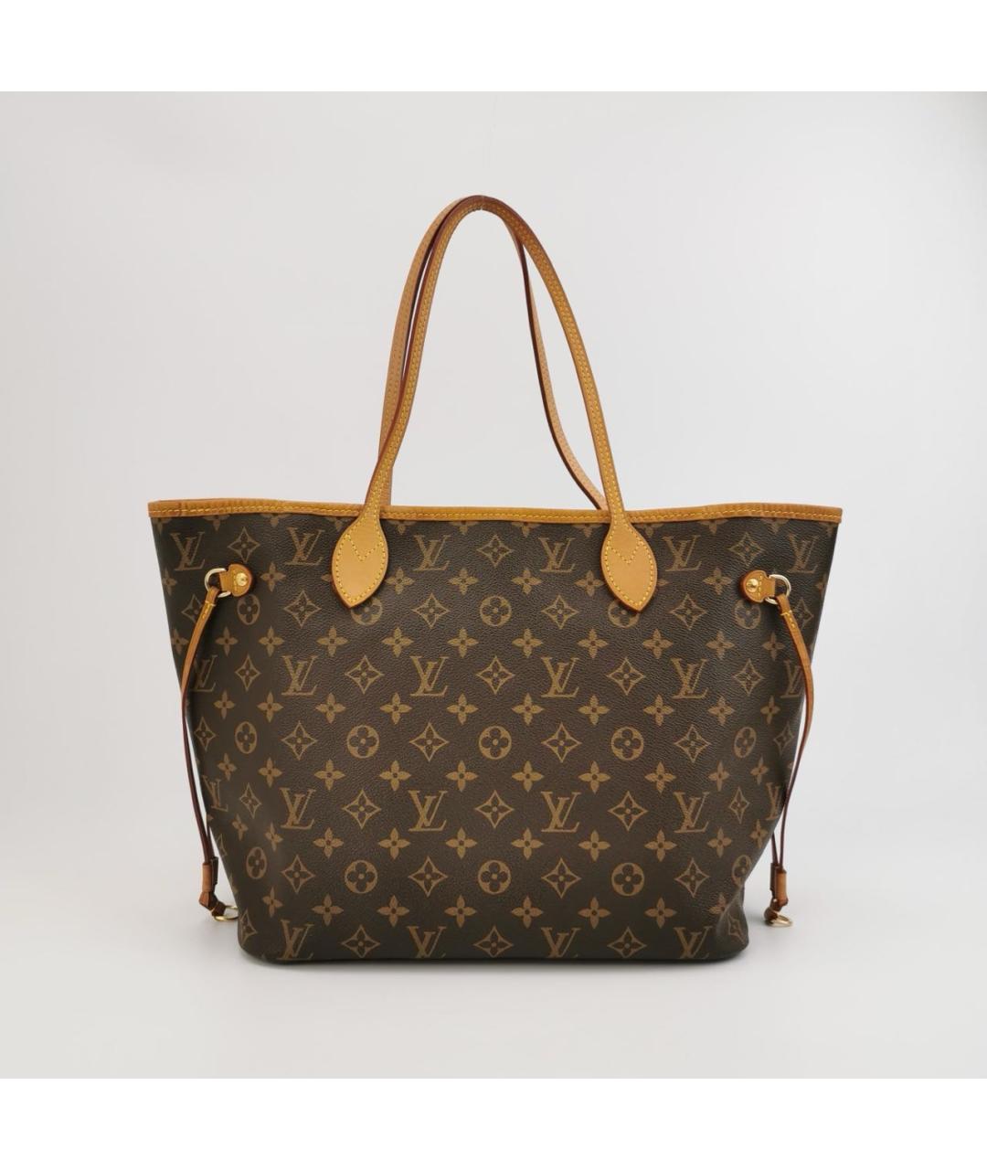 LOUIS VUITTON Коричневая сумка с короткими ручками, фото 4