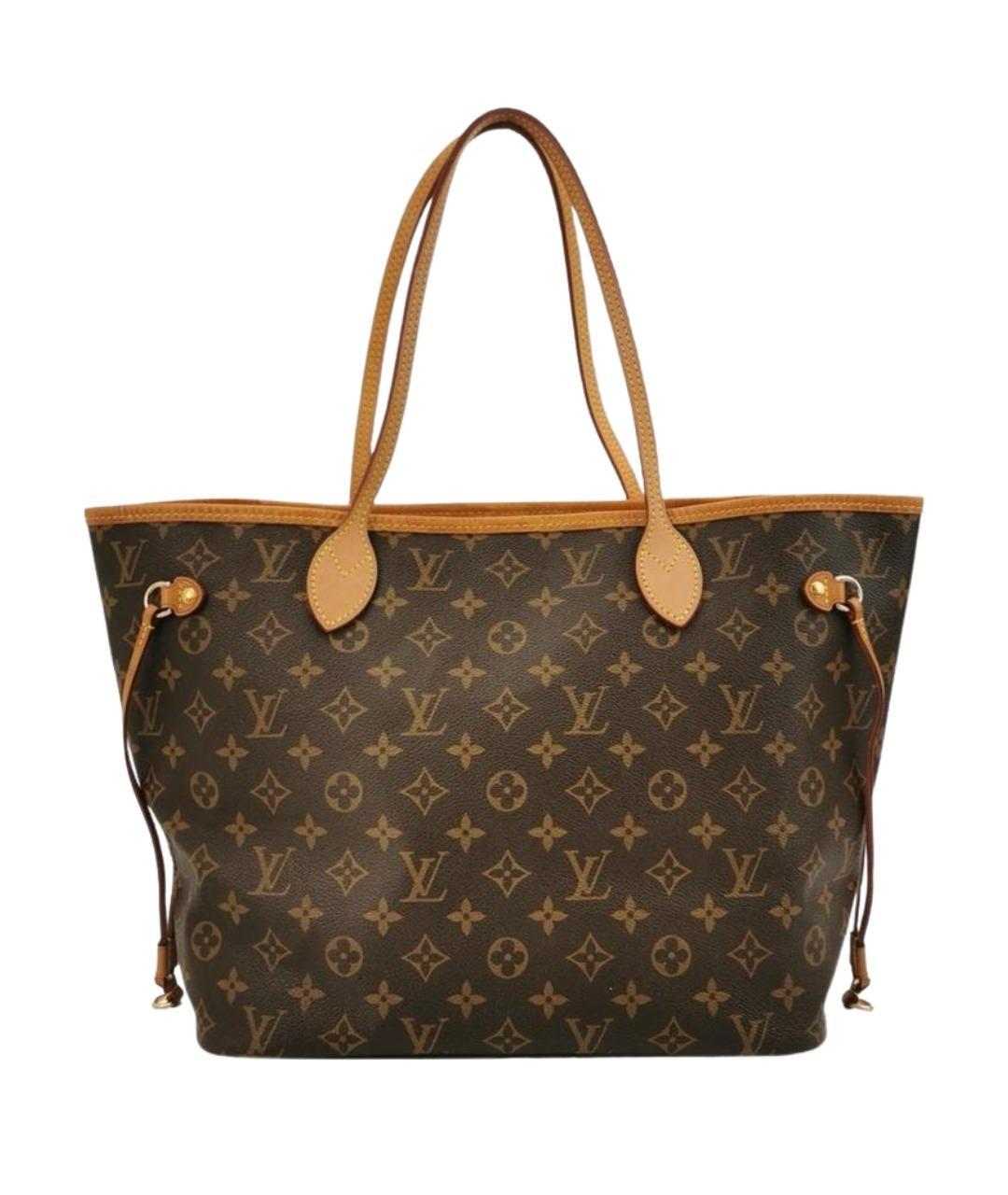 LOUIS VUITTON Коричневая сумка с короткими ручками, фото 1