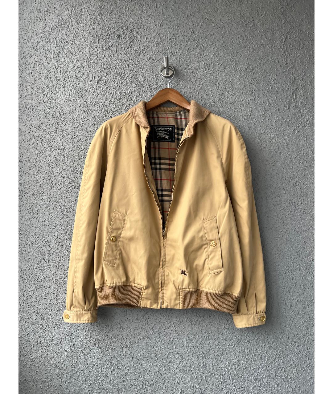 BURBERRY Бежевая хлопковая куртка, фото 7