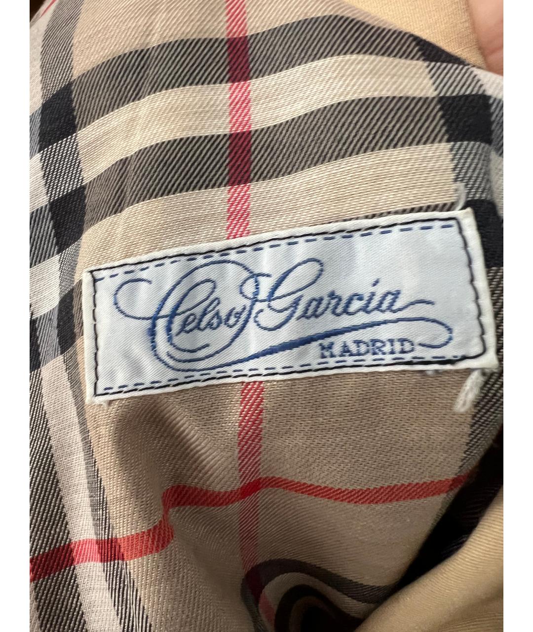 BURBERRY Бежевая хлопковая куртка, фото 4