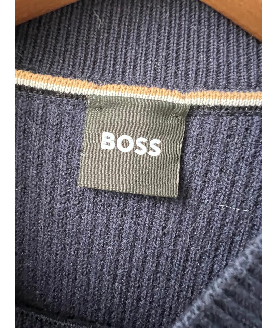 HUGO BOSS Темно-синий джемпер / свитер, фото 3