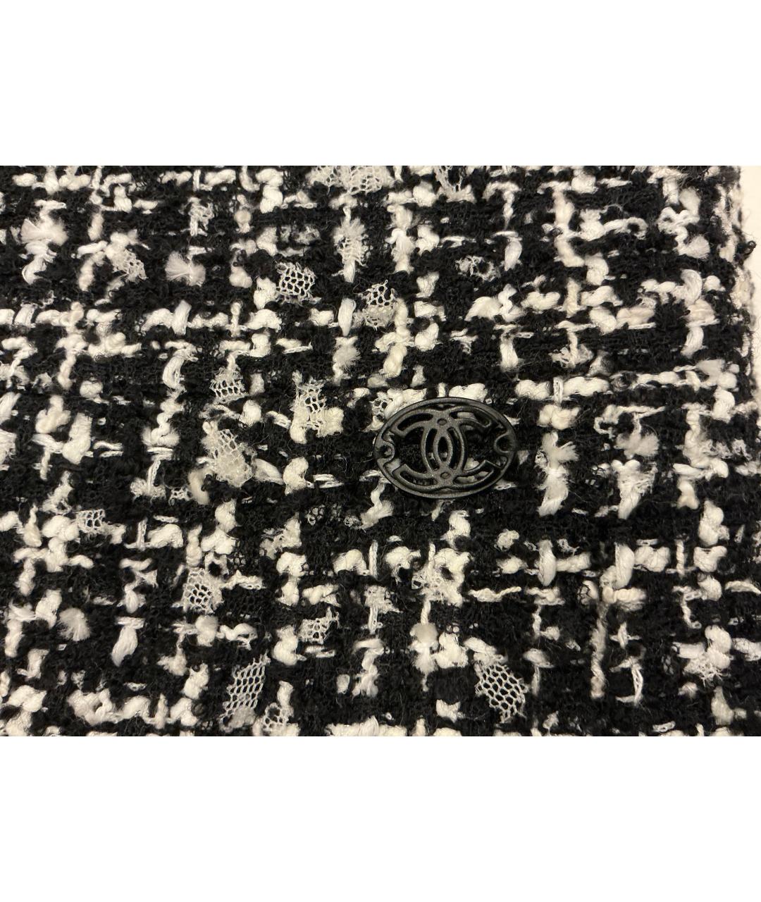 CHANEL Серая твидовая юбка миди, фото 3