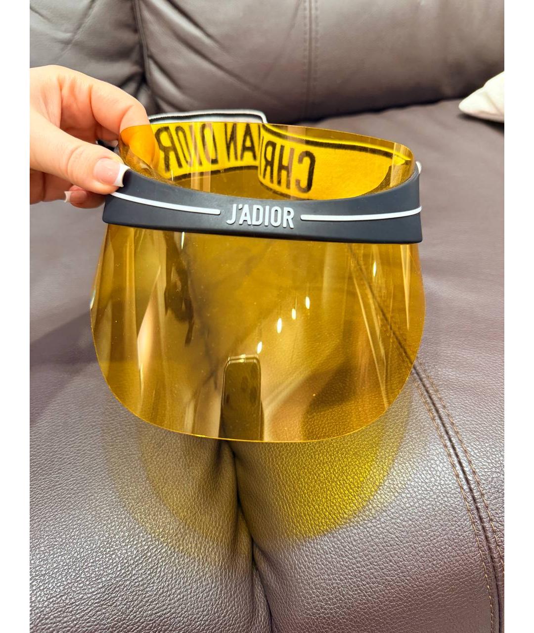 CHRISTIAN DIOR Желтая кепка, фото 4