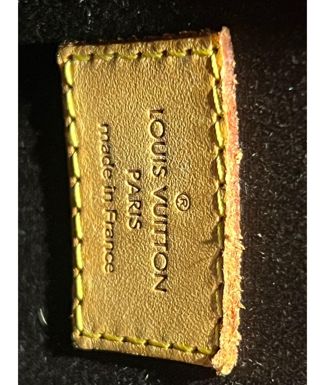 LOUIS VUITTON Бордовая сумка с короткими ручками из лакированной кожи, фото 7