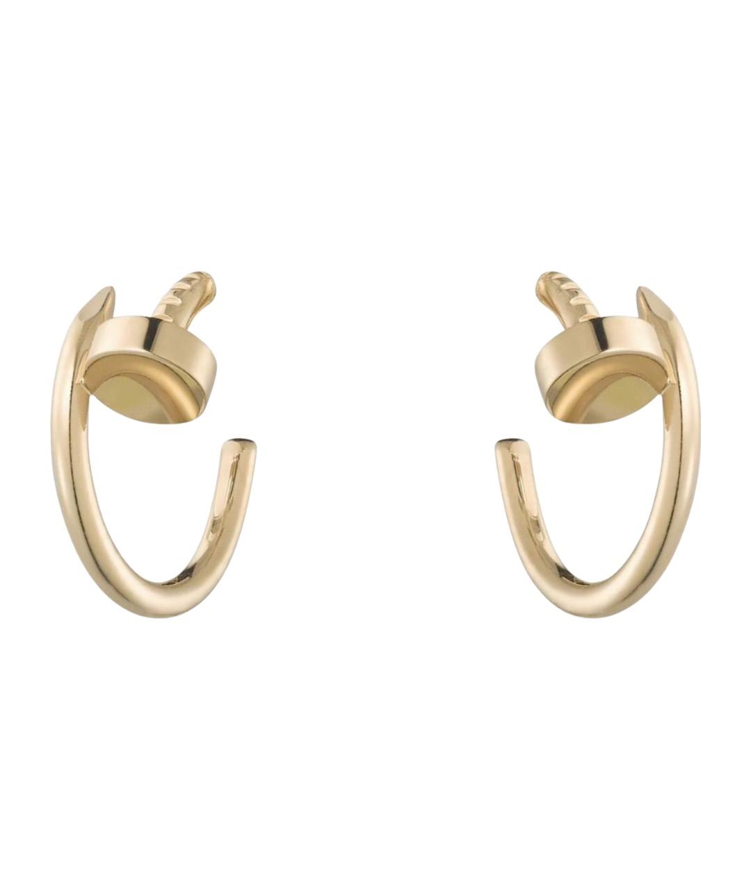CARTIER Золотые серьги из желтого золота, фото 1