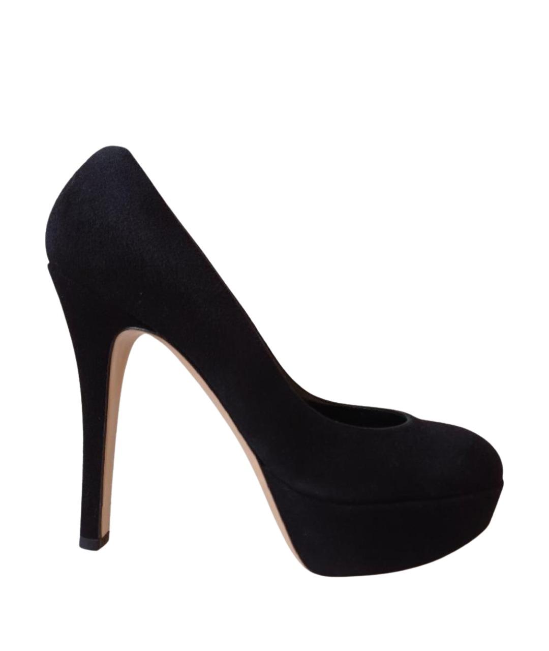 GIANVITO ROSSI Черные замшевые туфли, фото 1