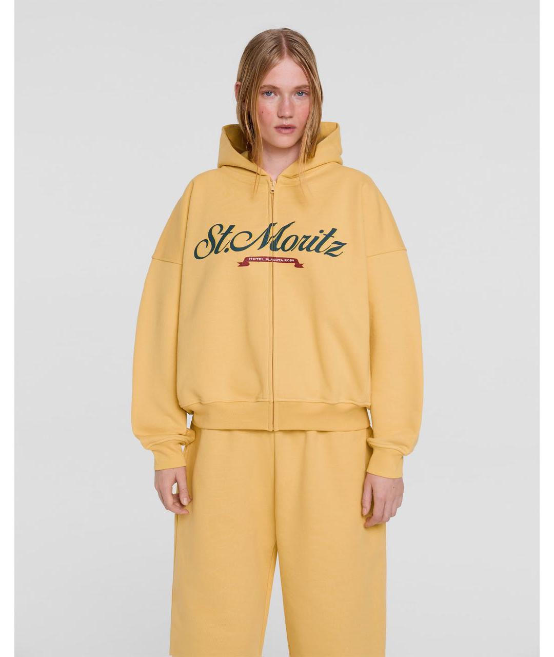 PLANTA ROSA Горчичный хлопковый спортивные костюмы, фото 3