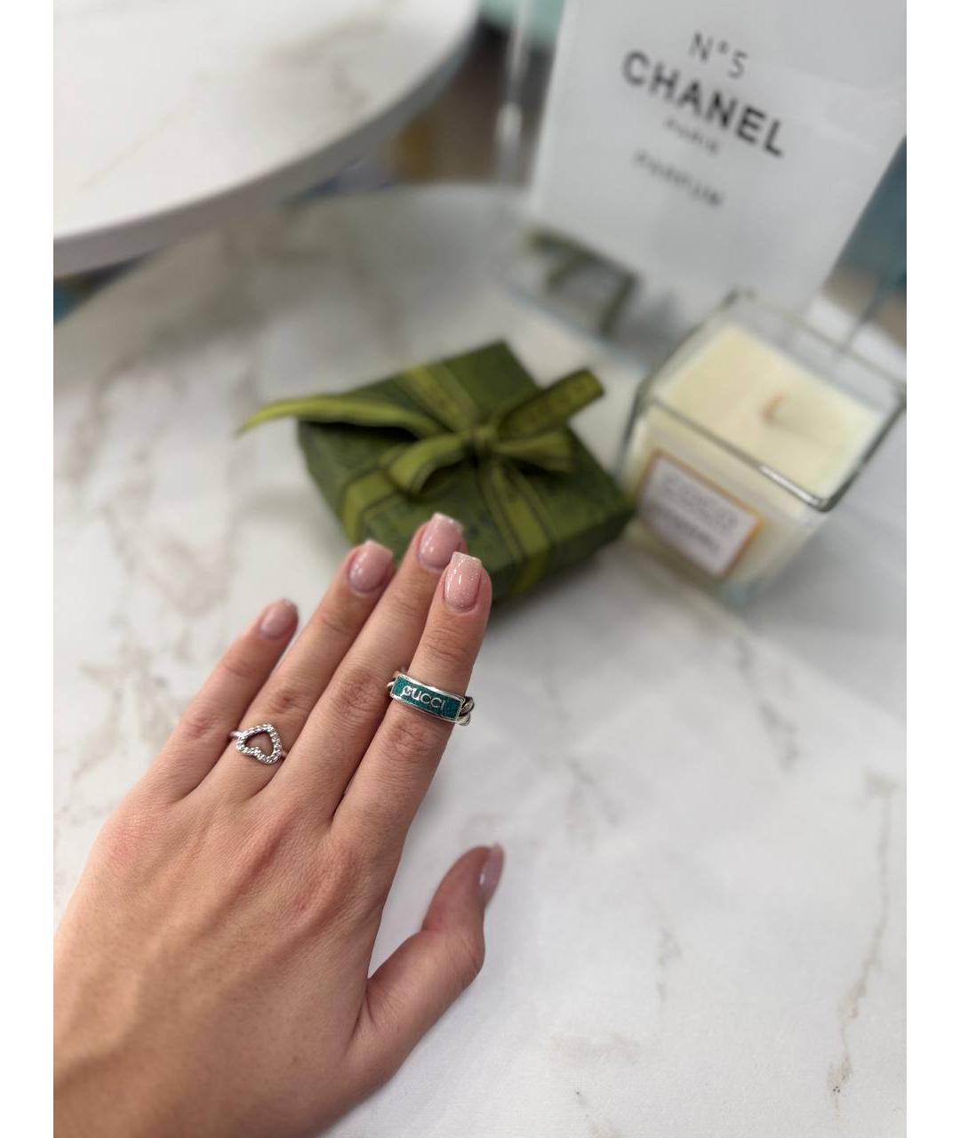 GUCCI Серебряное серебряное кольцо, фото 2