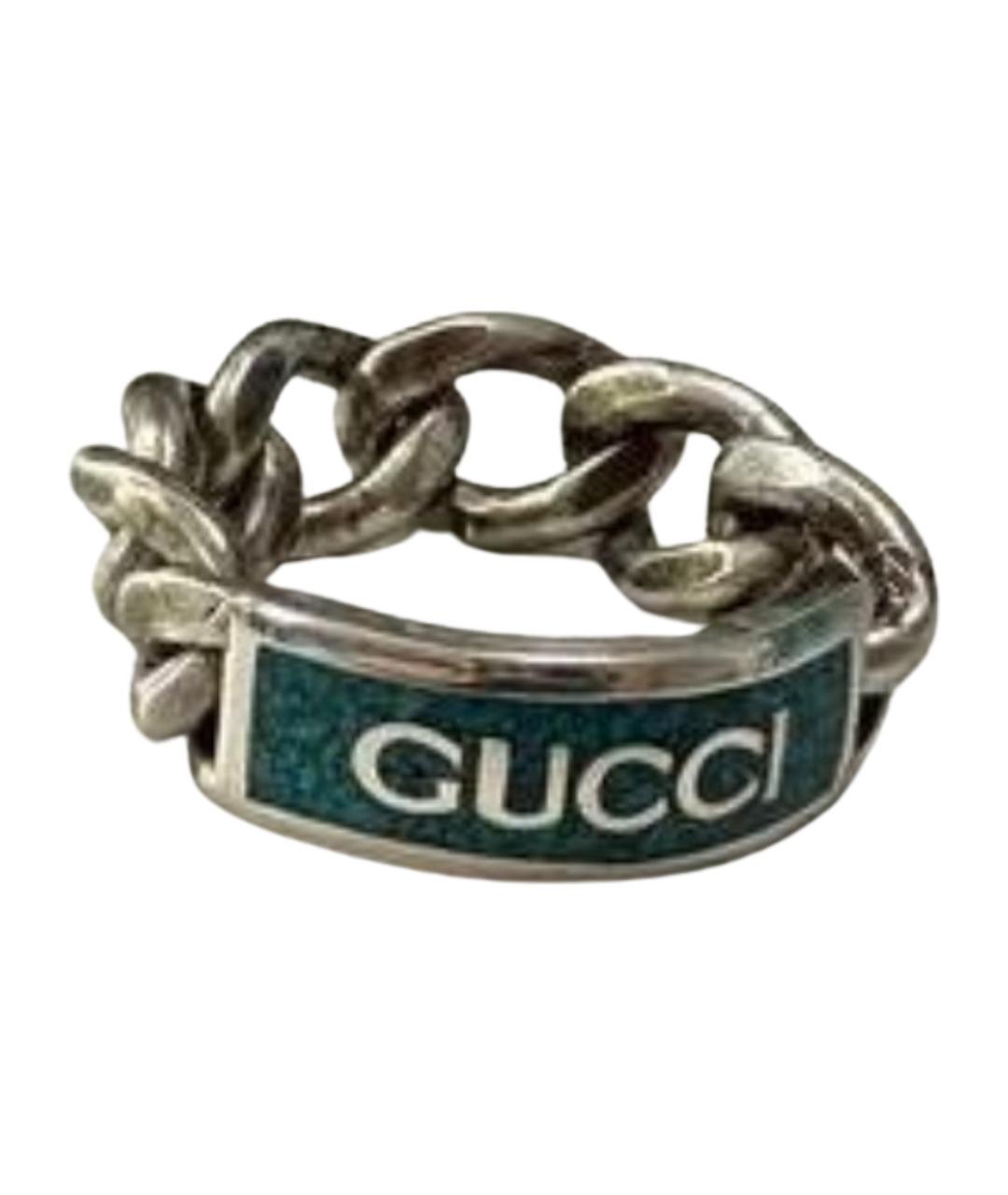 GUCCI Серебряное серебряное кольцо, фото 1
